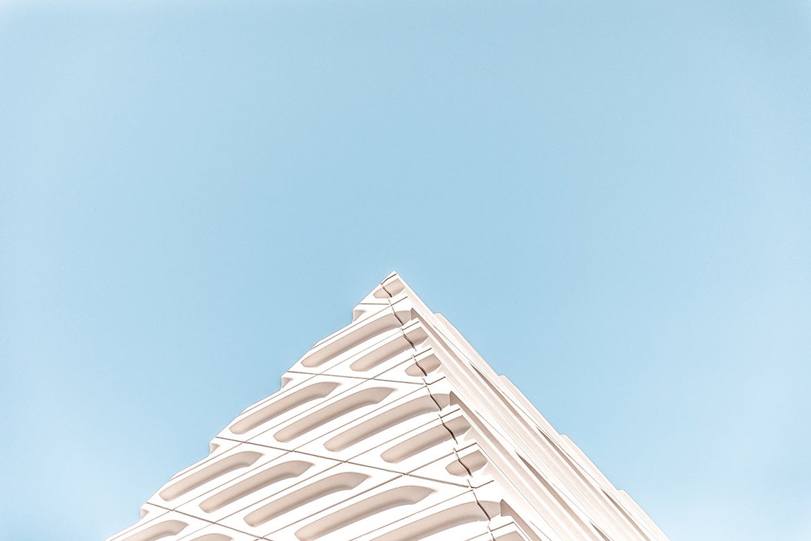 Blue Sky. White Town